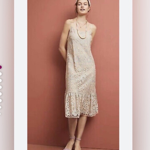 Eri + Ali Dresses & Skirts - Gold Ruffled Tiered Maxi Dress for Wedding Guest